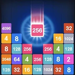 Взломанная Drop Merge : Number Puzzle (Дроп Мердж)  [МОД Меню] - последняя версия apk на Андроид