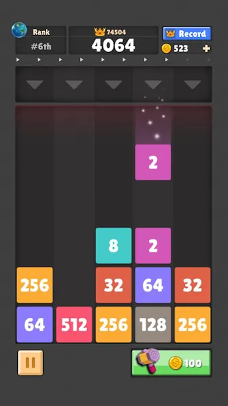 Drop The Number® : Merge Game (Дроп зе Намбер)  [МОД Много монет] Screenshot 2