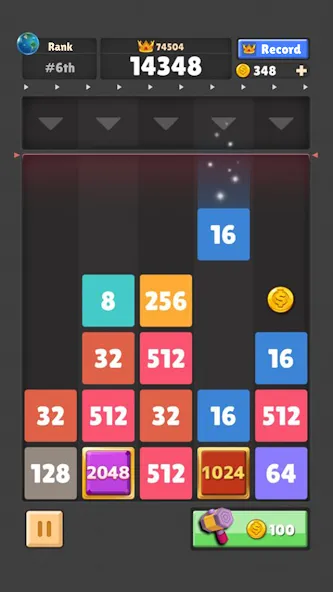 Drop The Number® : Merge Game (Дроп зе Намбер)  [МОД Много монет] Screenshot 3