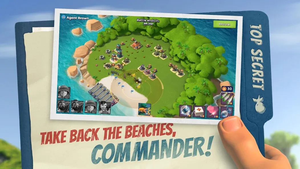 Boom Beach (Бум Бич)  [МОД Меню] Screenshot 1