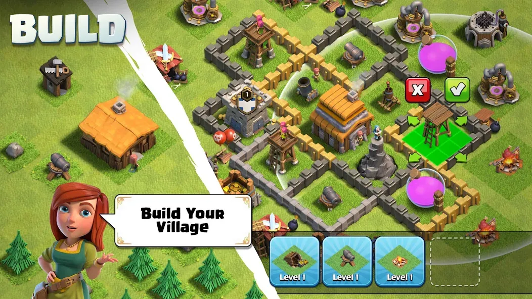 Clash of Clans (Клэш оф Клэнс)  [МОД Бесконечные деньги] Screenshot 4