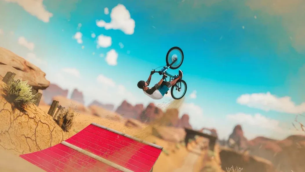 Bicycle Stunts: BMX Bike Games  [МОД Бесконечные монеты] Screenshot 1