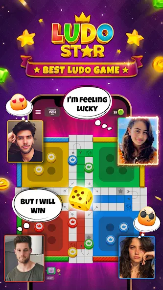 Ludo STAR: Online Dice Game (Лудо СТАР)  [МОД Бесконечные монеты] Screenshot 1