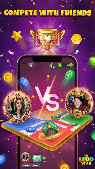 Ludo STAR: Online Dice Game (Лудо СТАР)  [МОД Бесконечные монеты] Screenshot 2