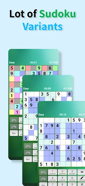 Sudoku offline (Судоку оффлайн)  [МОД Все открыто] Screenshot 2