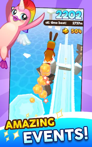 Super Penguins (упер Пингвины)  [МОД Бесконечные деньги] Screenshot 5