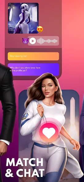 Love Sparks: Dating Sim (Лав Спаркс)  [МОД Бесконечные деньги] Screenshot 2