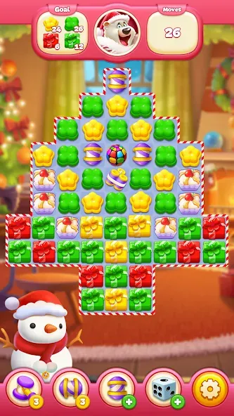 Sweet Candy Match: Puzzle Game (Свит Кэнди Матч)  [МОД Unlocked] Screenshot 1