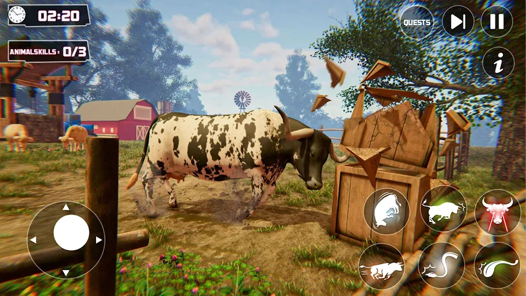 Scary Cow Simulator Rampage (Скари)  [МОД Все открыто] Screenshot 2