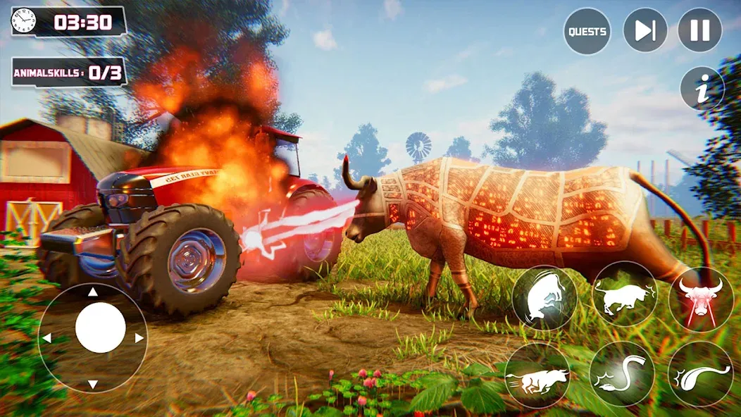 Scary Cow Simulator Rampage (Скари)  [МОД Все открыто] Screenshot 3