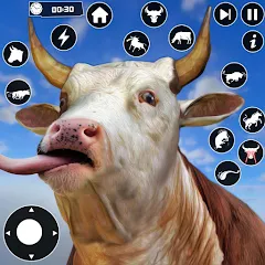 Взлом Scary Cow Simulator Rampage (Скари)  [МОД Все открыто] - стабильная версия apk на Андроид