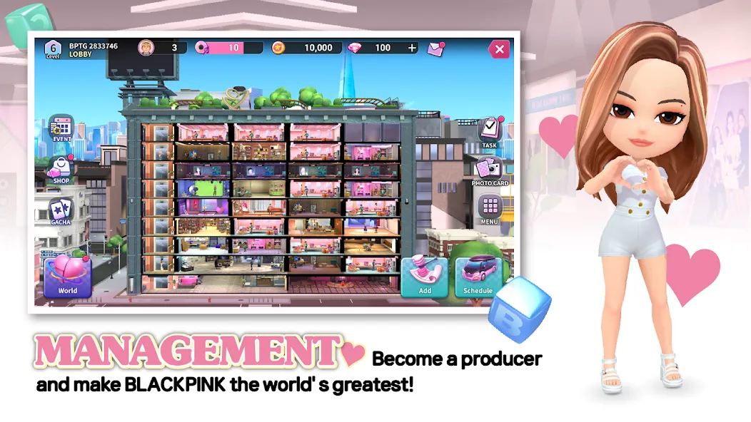 BLACKPINK THE GAME (БЛЭКПИНК ЗЕ ГЕЙМ)  [МОД Menu] Screenshot 3