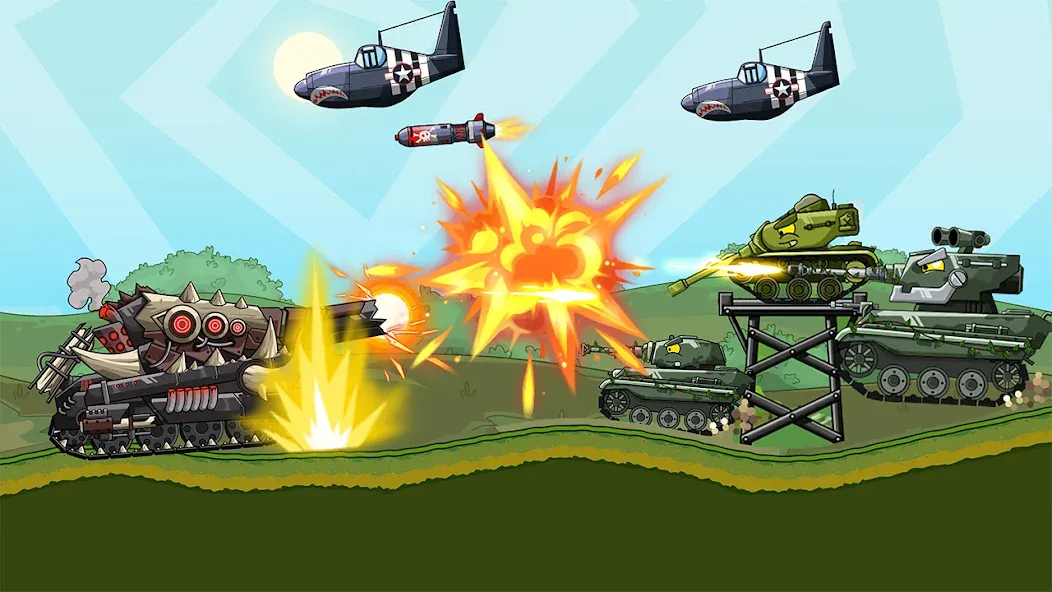 Tank Arena Steel Battle (Танковая Арена Стальное Сражение)  [МОД Unlocked] Screenshot 4