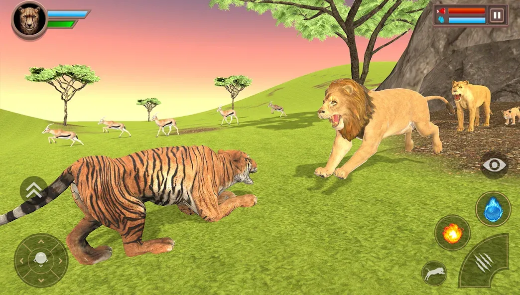 Savanna Safari: Land of Beasts (Саванна игра выживания животных)  [МОД Unlimited Money] Screenshot 4