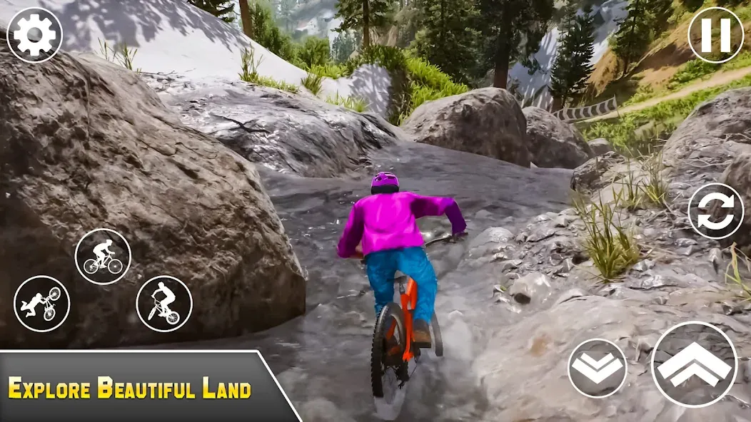 BMX Bicycle Games Offroad Bike  [МОД Бесконечные деньги] Screenshot 1