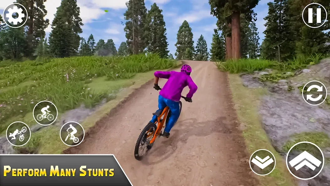 BMX Bicycle Games Offroad Bike  [МОД Бесконечные деньги] Screenshot 4