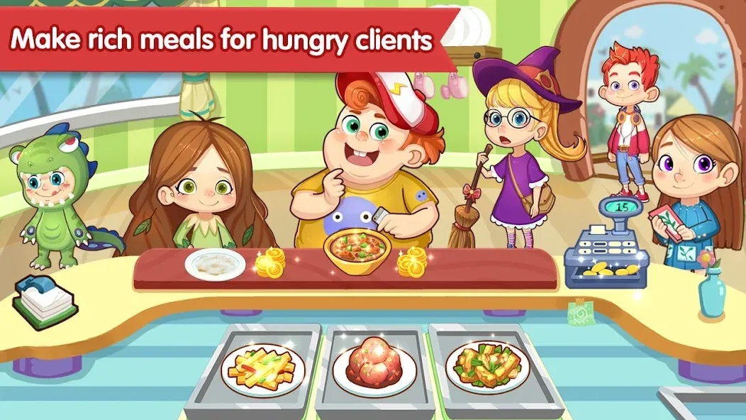 Happy Kitchen World  [МОД Menu] Screenshot 4