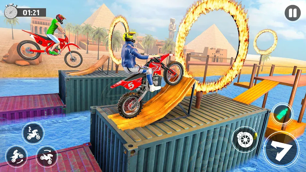 Bike Stunt Race Tricks Master  [МОД Mega Pack] Screenshot 5