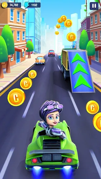 Mini Car Runner - Racing Games (Мини Кар Раннер)  [МОД Unlocked] Screenshot 5