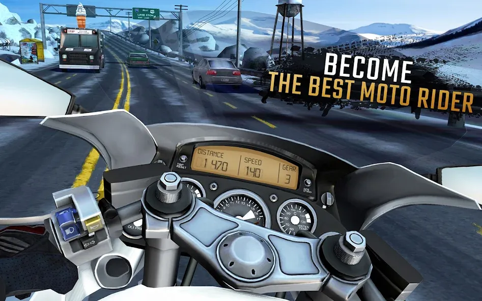 Moto Rider GO: Highway Traffic (Мото Райдер ГО)  [МОД Unlocked] Screenshot 5