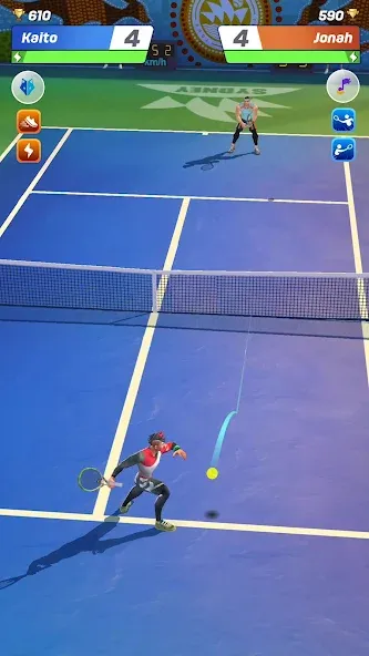 Tennis Clash: Multiplayer Game (Теннис Клаш)  [МОД Все открыто] Screenshot 1