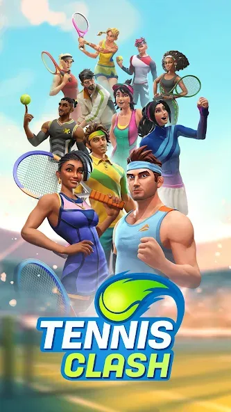 Tennis Clash: Multiplayer Game (Теннис Клаш)  [МОД Все открыто] Screenshot 4