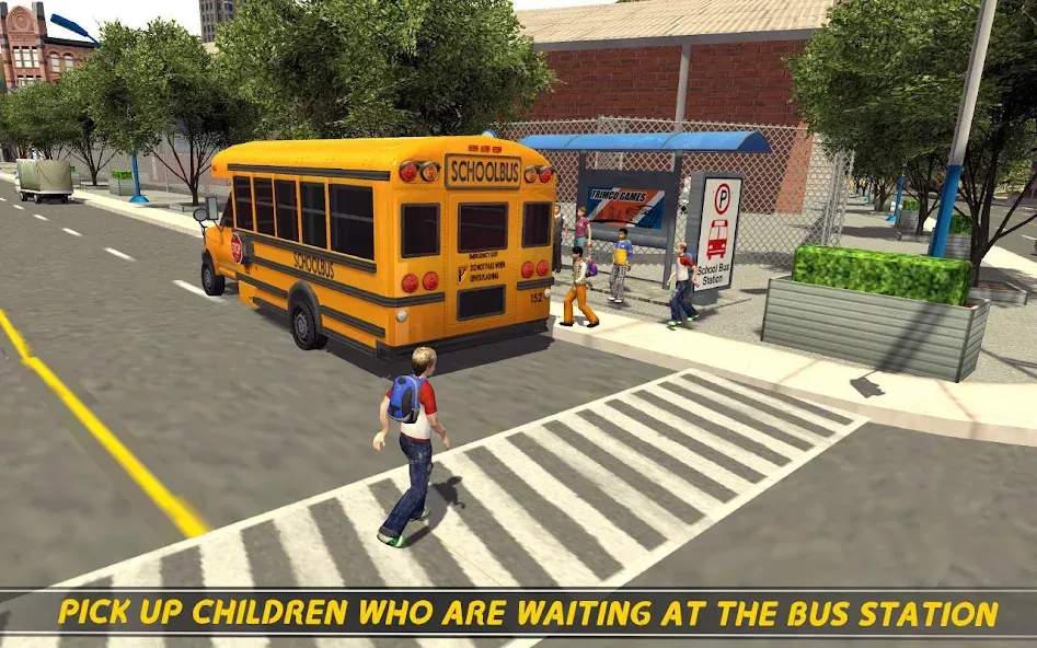 School Bus 16  [МОД Бесконечные монеты] Screenshot 1