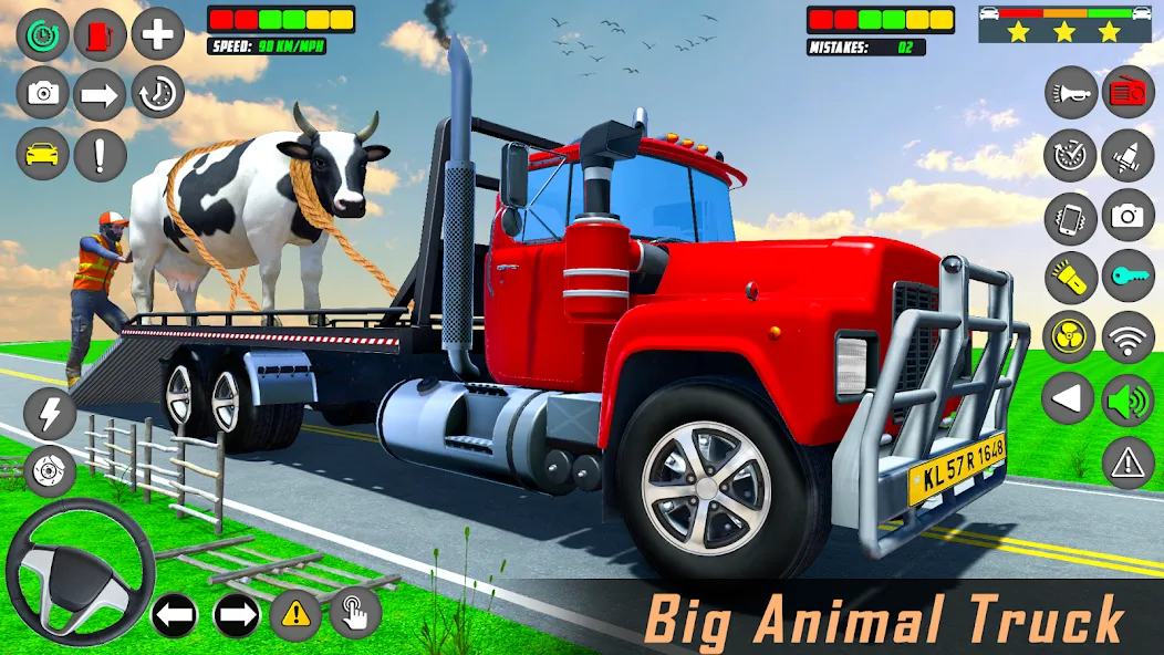 Animal Transport Driving Games (Домашний перевоз игры)  [МОД Unlimited Money] Screenshot 1