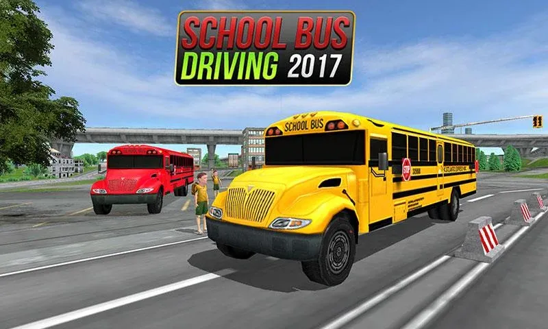 School Bus Driving Game  [МОД Много денег] Screenshot 1