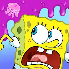 Скачать взломанную SpongeBob Adventures: In A Jam (Спанч Боб приключения)  [МОД Mega Pack] - последняя версия apk на Андроид