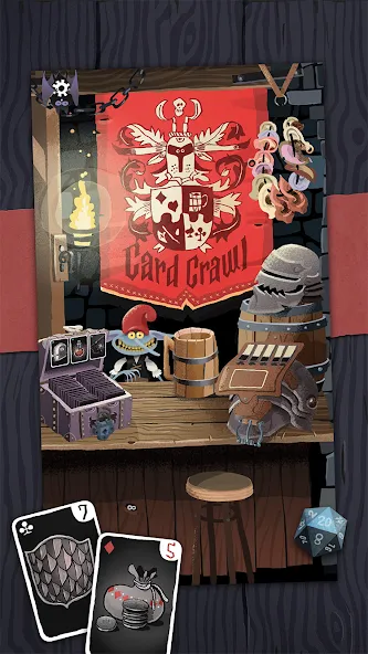 Card Crawl (Кард Кролл)  [МОД Бесконечные монеты] Screenshot 2