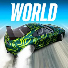 Взлом Drift Max World - Racing Game (Дрифт Макс Ворлд)  [МОД Много монет] - стабильная версия apk на Андроид