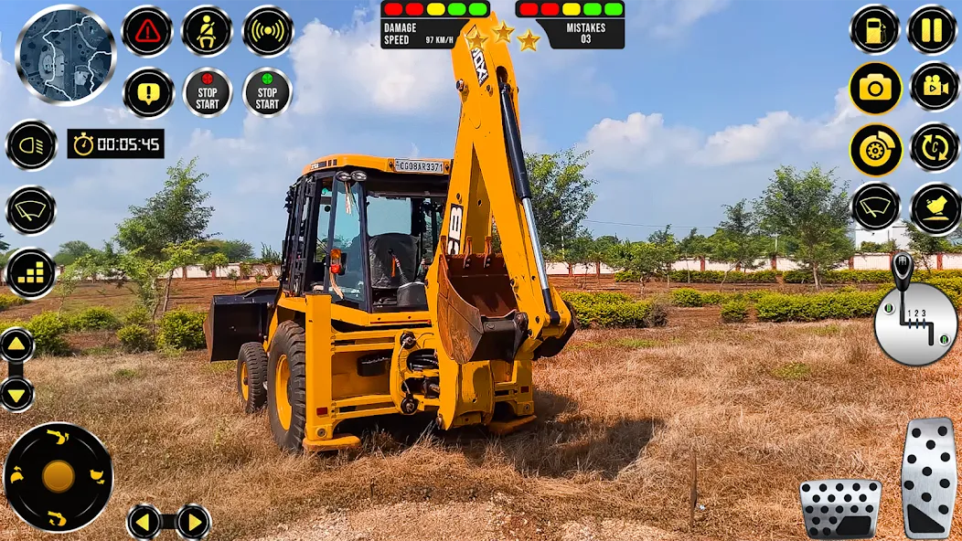 JCB Excavator Construction 3D  [МОД Бесконечные монеты] Screenshot 1