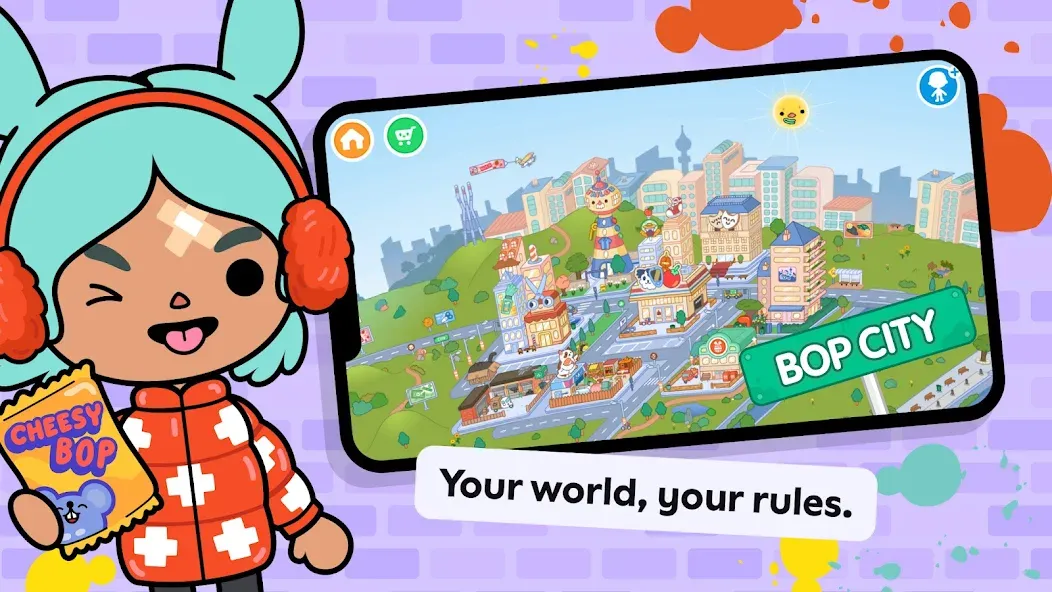 Toca Boca World (Тока Лайф Ворлд)  [МОД Mega Pack] Screenshot 1