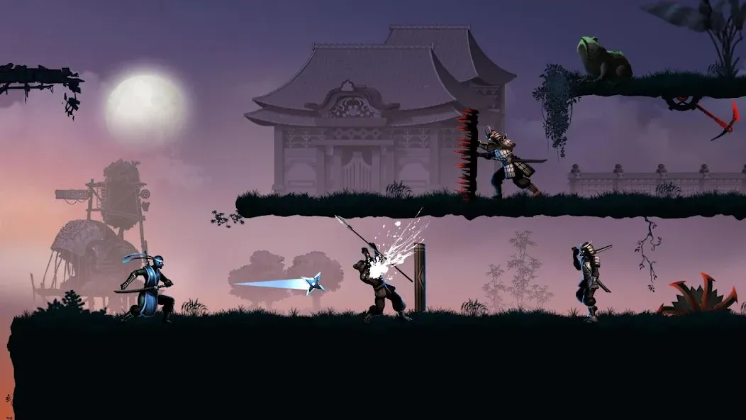 Ninja warrior: legend of adven  [МОД Много денег] Screenshot 2