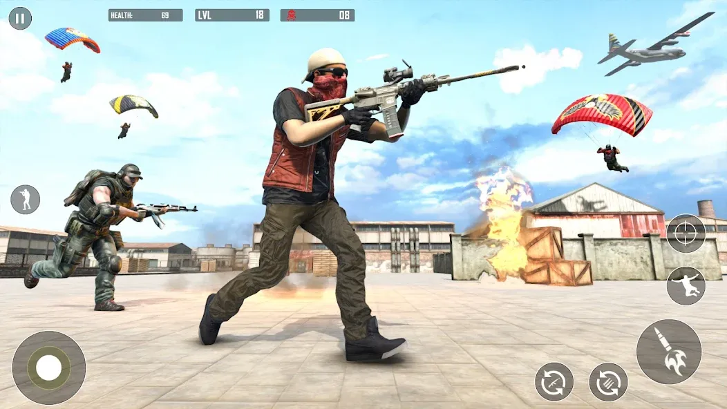 Battlegrounds Fire Squad War  [МОД Меню] Screenshot 3