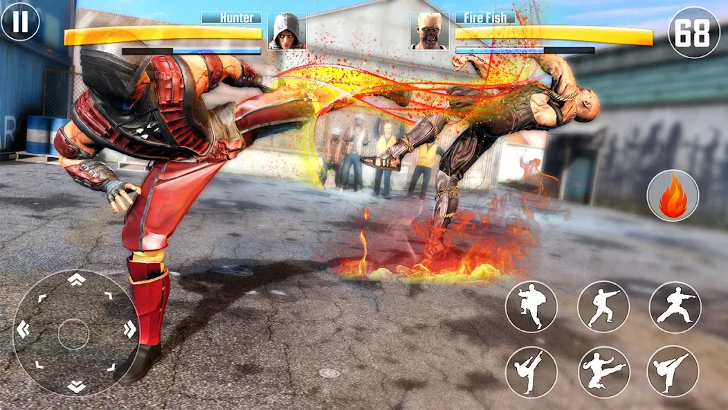 Kung Fu Fighting Karate Games (Кунгфу файтинг карате игры)  [МОД Меню] Screenshot 5