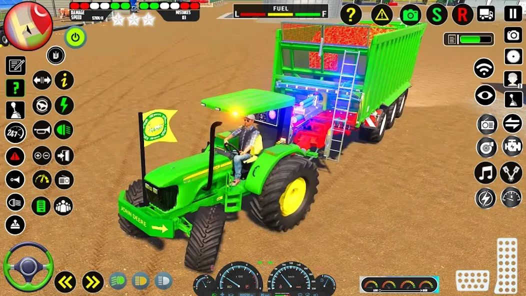 Tractor Farming Games 2023  [МОД Бесконечные деньги] Screenshot 2