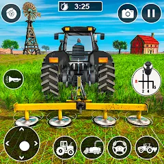 Скачать взломанную Real Tractor Driving Games (Риал Трактор Драйвинг Геймс)  [МОД Бесконечные деньги] - полная версия apk на Андроид