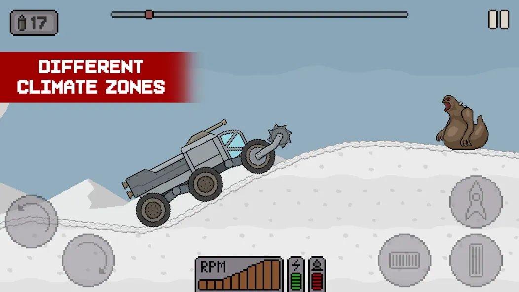 Death Rover: Space Zombie Race (Дэт Ровер)  [МОД Бесконечные деньги] Screenshot 3