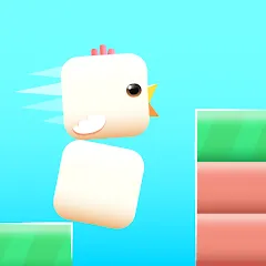 Взломанная Square Bird - Flappy Chicken (Сквер Брд)  [МОД Mega Pack] - последняя версия apk на Андроид