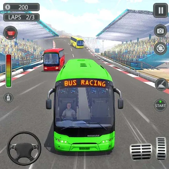 Coach Bus Games: Bus Simulator (Коуч Бас Геймс)  [МОД Menu] Screenshot 1