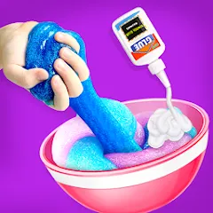 Взломанная Make Fluffy Slime Maker Game  [МОД Бесконечные деньги] - полная версия apk на Андроид