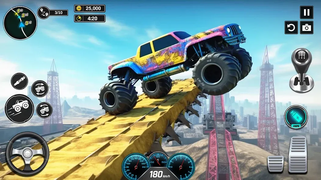 Monster Truck Games- Car Games  [МОД Mega Pack] Screenshot 2