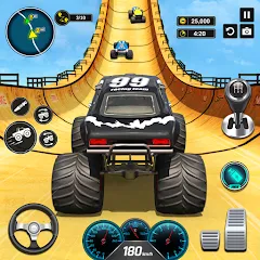 Взлом Monster Truck Games- Car Games  [МОД Mega Pack] - последняя версия apk на Андроид