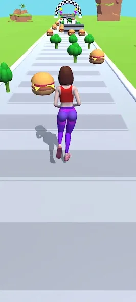 Twerk Race 3D: Belly Body Run (Тверк Рейс 3D)  [МОД Меню] Screenshot 1