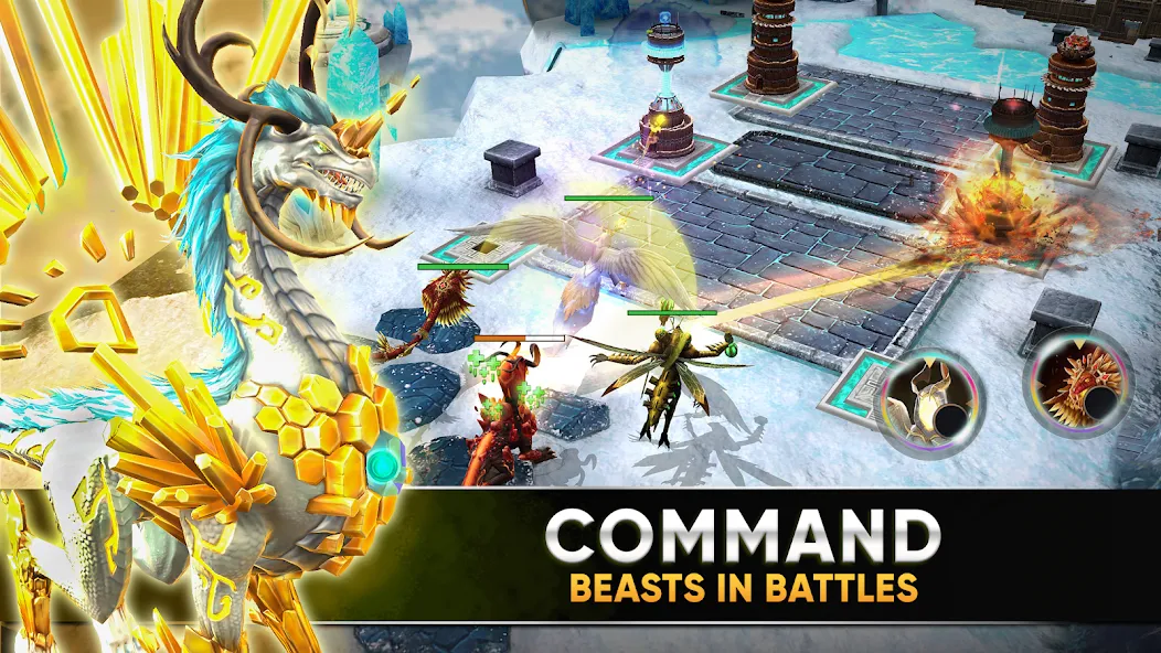 Clash of Beasts: Tower Defense (Клэш оф Бистс)  [МОД Меню] Screenshot 2