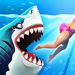 Взломанная Hungry Shark World (Хангри Шарк Ворлд)  [МОД Меню] - последняя версия apk на Андроид