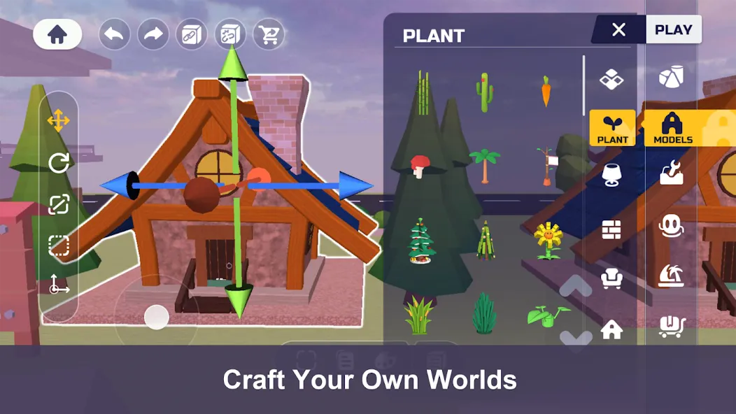 Uni - Craft your world (Юни)  [МОД Menu] Screenshot 1