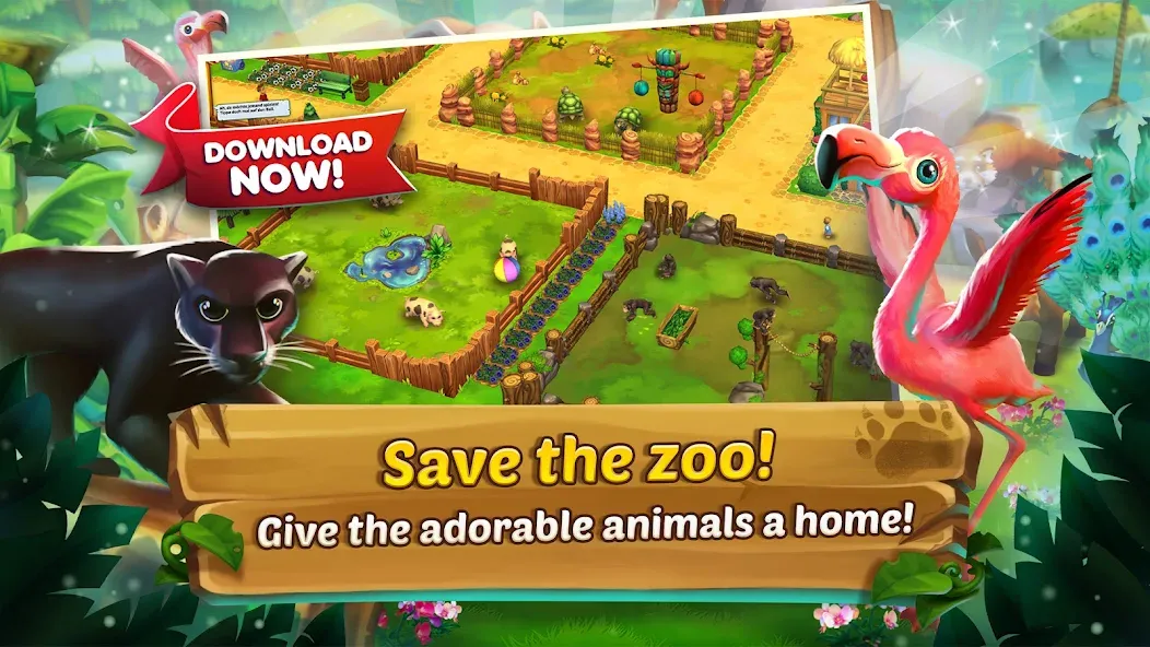 Zoo 2: Animal Park (Зу 2)  [МОД Unlocked] Screenshot 1